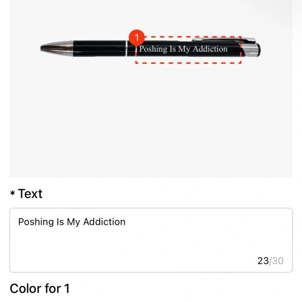 15 Custom Pens & Pouches with Drawstring Closure